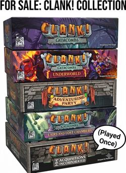 Clank Catacombs Board Game Bundle
