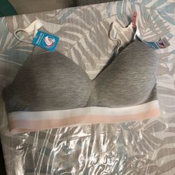 Hanes Natural Lift Bra Gray - Womens Large, NWT