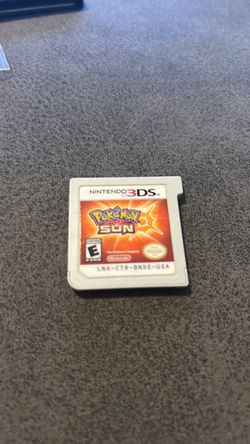 Pokémon Sun Nintendo 3DS Game Cartridge