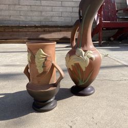 Roseville Ewer Pitcher and Vase - Potttery
