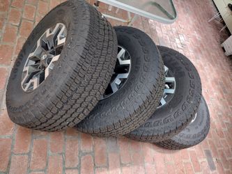 OEM Toyota TRD wheels/tires 265/70/16 four(4)