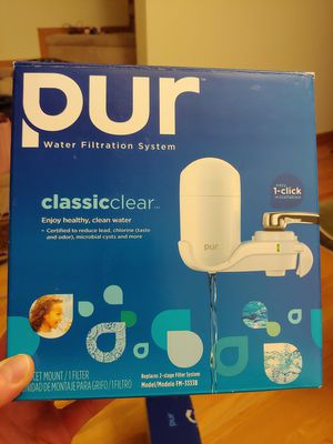 Photo PUR Classic Clear water filter mount and 1 filter