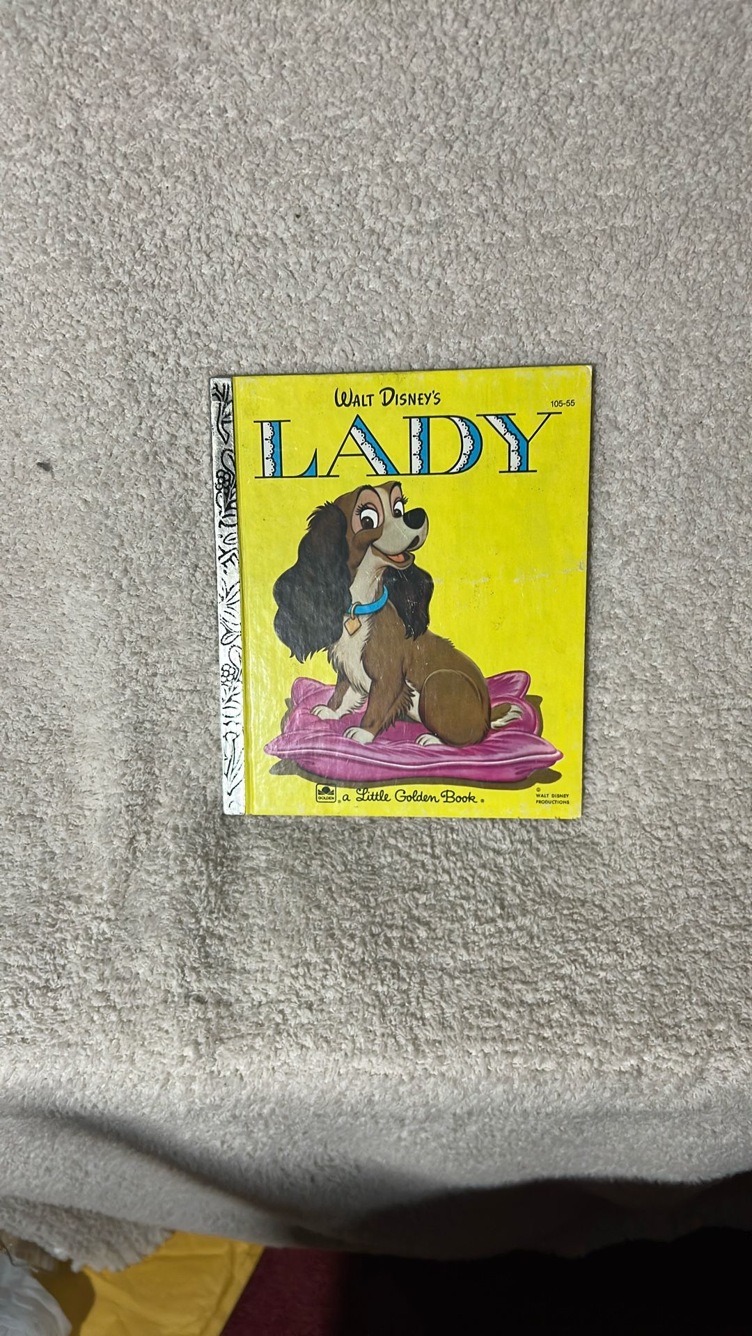Walt Disney Lady A Little Golden Book