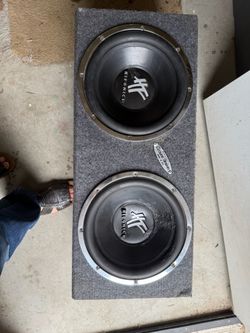 12” hi fonics speakers