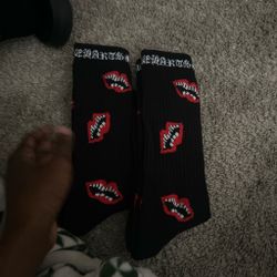 Crome heart socks 2pc