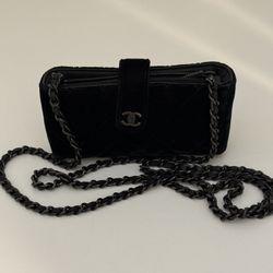 Chanel Mini Bag In Black Veltvet
