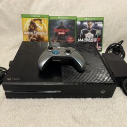 Xbox One W/3 Games