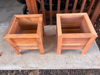 Cedar planters