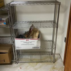 Steel racks for a basement or garage