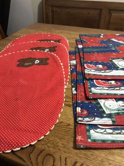 Tapetes navideños para la mesa