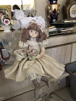 Hiroko Handmade Doll Clay Vintage Doll