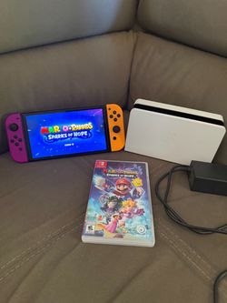 Nintendo Switch OLED with Game and Dock