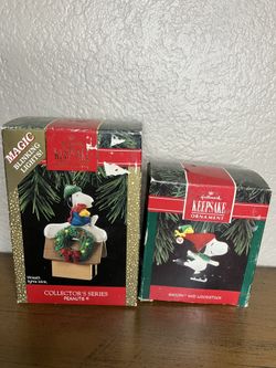snoopy peanut ornaments