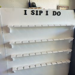 Champagne Flute Wall