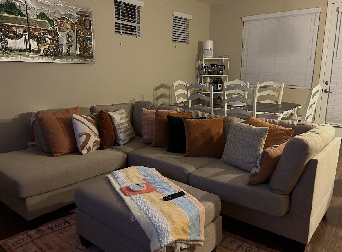 Section Couch - No Pillows 
