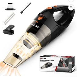 VacLife Handheld Cordless Vacuum Rechargeable With 2 Filters & All Accessories 