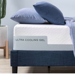 💥💥BlowOut Sale💥 ZINUS 12 Inch Ultra Cooling Gel Memory Foam Mattress, Full, Cool-to-Touch Soft 