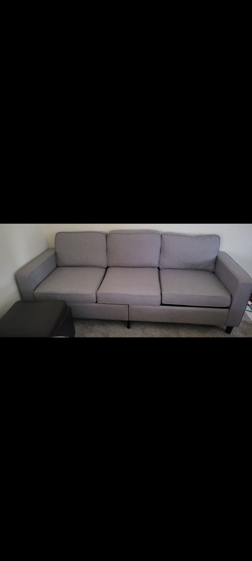 Used Couch And Footstool Still In Excellent Condition!! Gra