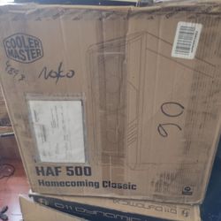 Cooler Master HAF 500 H500-WGNN-S00/ Plastic / Tempered Glass ATX Mid Tower Gaming Case