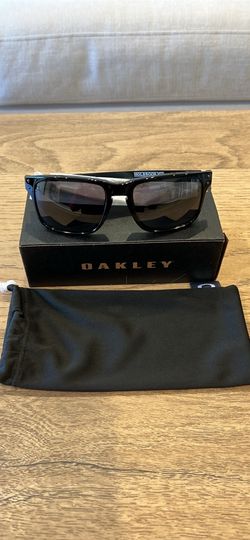 Oakley Holbrook Polished Black and Polarized Black Prizm Lenses