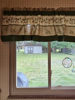 Green Olive Leaf Valance