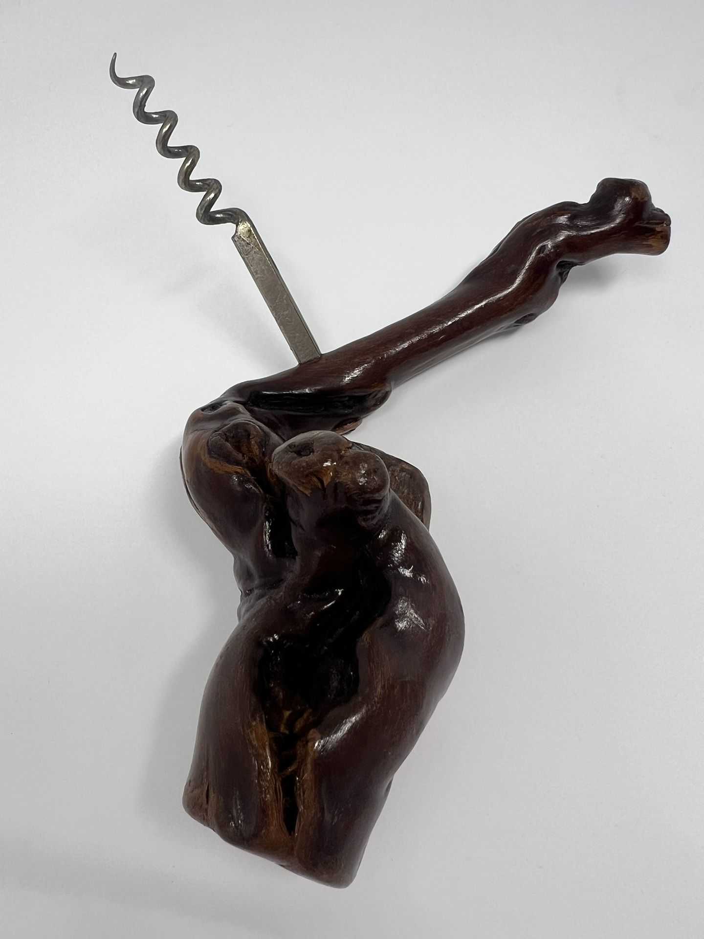Corkscrew With Natural Wood Handle