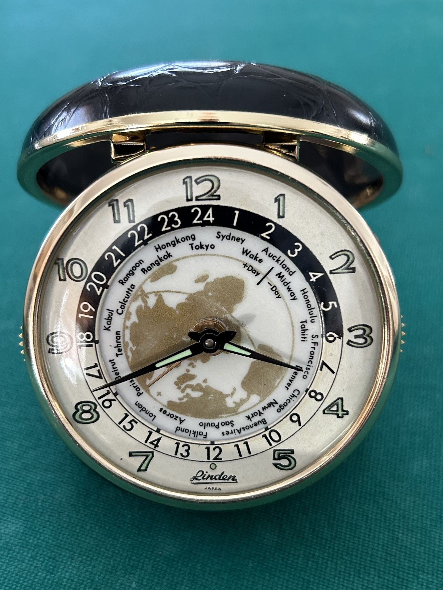 Vintage Linden Travel Alarm Clock