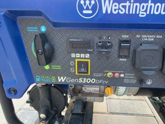 Westinghouse WGen5300 DFcv dual fuel