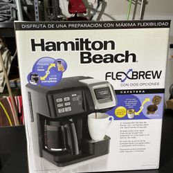 NEW Hamilton Beach Flex brew K-cup/pot