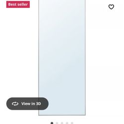 HOVET Mirror, aluminum, 30 3/4x77 1/8 "