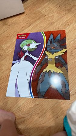 Pokémon Poster – Lucario & Gardevoir