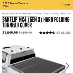 Truck Bag Cover Third Generation Bakflip Brand