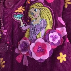 Repunzel/Tangled Toddler Cozy Coat Size 5/6
