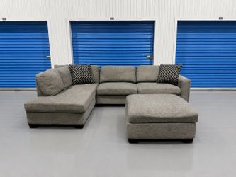 Large gray sectional free delivery