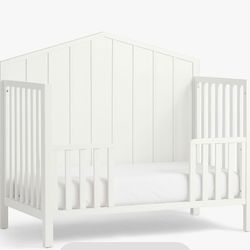 Crib, Mattress, And Toddler Bed Conversion Piece (Pottery Barn Kids)
