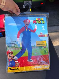 Super Mario Kids Halloween Costume Size M 7-8