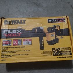 DEWALT 60V FLEXVOLT SDS PLUS ROTARY HAMMER DRILL 
