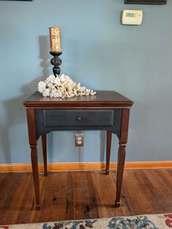 Refinished antique sewing table