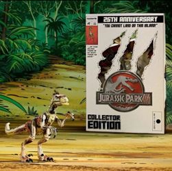 2026 SDCC Mattel Jurassic Park 25th Anniversary Collector Edition Velociraptor
