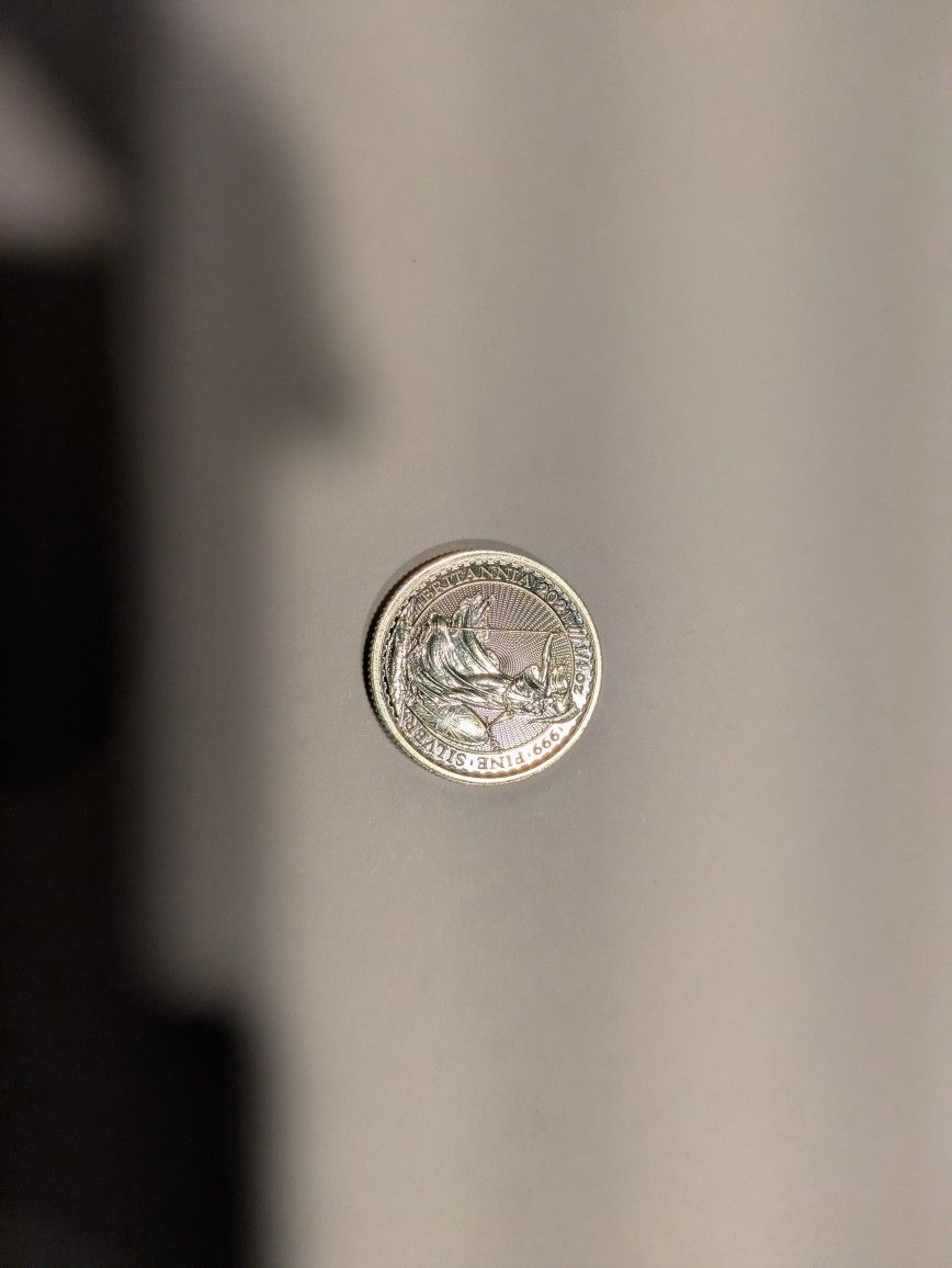 1/4 Ounce Silver Coin, British Royal Mint