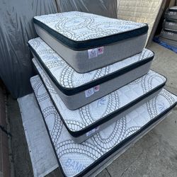 Queen Size Mattress Pillow Top 12” Thick. All Sizes Available. Same Day Delivery