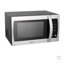  $75 W4253 Cuisinart 1.3 cu ft Microwave Oven: Countertop, 1000W, 11 Power Levels,  Digital Display, Black whs