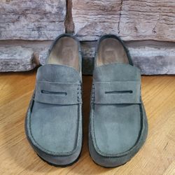 Birkenstock Naples Wrapped Bold Grip Loafers Thyme Color Men 43 US Size 10 New No Box 