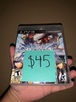 blazblue continuum shift PlayStation 3 video game ps3