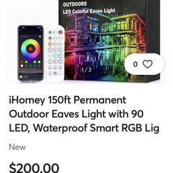 150 Ft Outdoor Color Changing LED Lights For House 