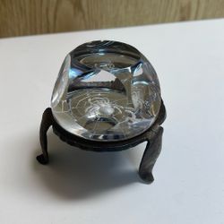 Spider Paper Weight And Stand