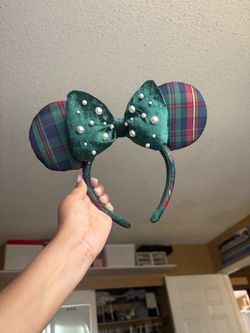 Disney Minnie Mouse Plaid Ears Headband 2025