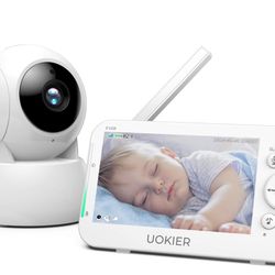 Baby Monitor, 1080P 5" HD Display Video Baby Monitor with Night Vision and Thermal Monitor