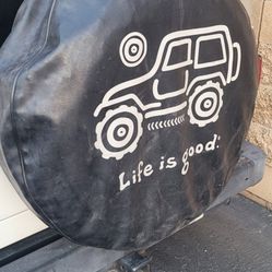 Life Is Good Spare Tire Cover 