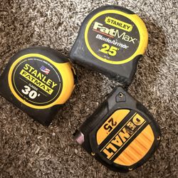 DEWALT 25 ft. x 1-1/4 in. Tape Measure 3 for 90 dollars
